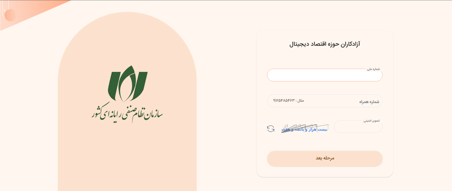راهنمای ثبت نام اینترنت پرو