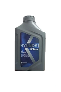 پک دو عددی روغن موتورسیکلت 4T 10W40 هیوندای 1L SL/,JASO MA. MA2 HYUNDAI XTEER G500