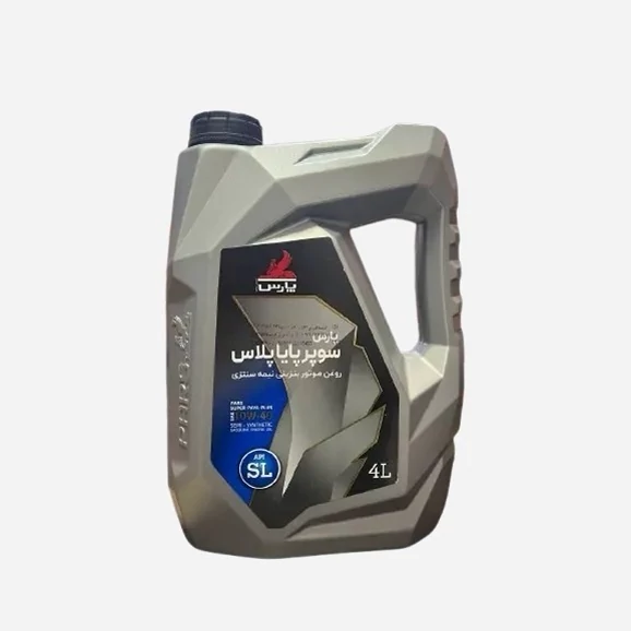 روغن موتور پارس سوپر پایا پلاس 4لیتری جدید 10w40 SL