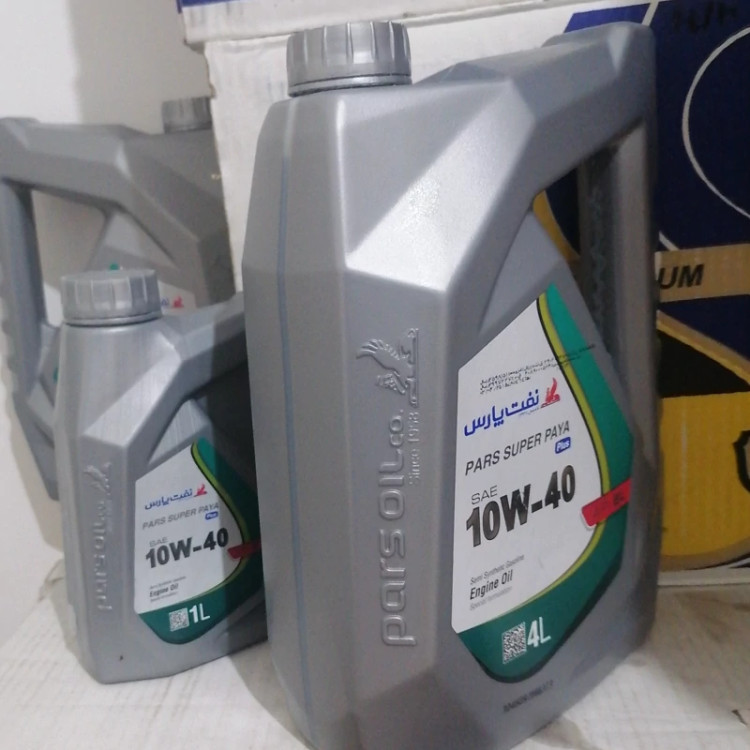 روغن موتور پارس سوپر پایا پلاس 4لیتری جدید 10w40 SL