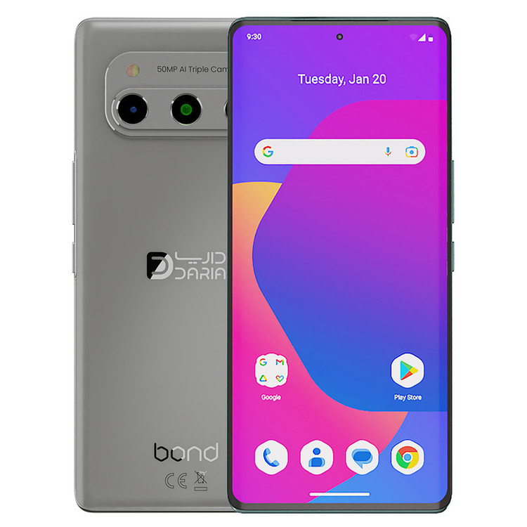 گوشی موبایل داریا مدل bond 5G دو سیم کارت ظرفیت 256 گیگابایت و رم 8 گیگابایت پک امارات